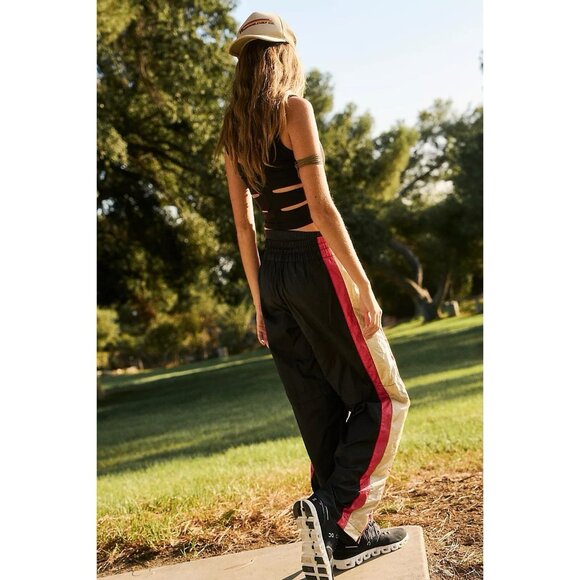 Free People Movement End Zone Trackpants XL Low Rise Relaxed Lightweight - Picture 6 of 14